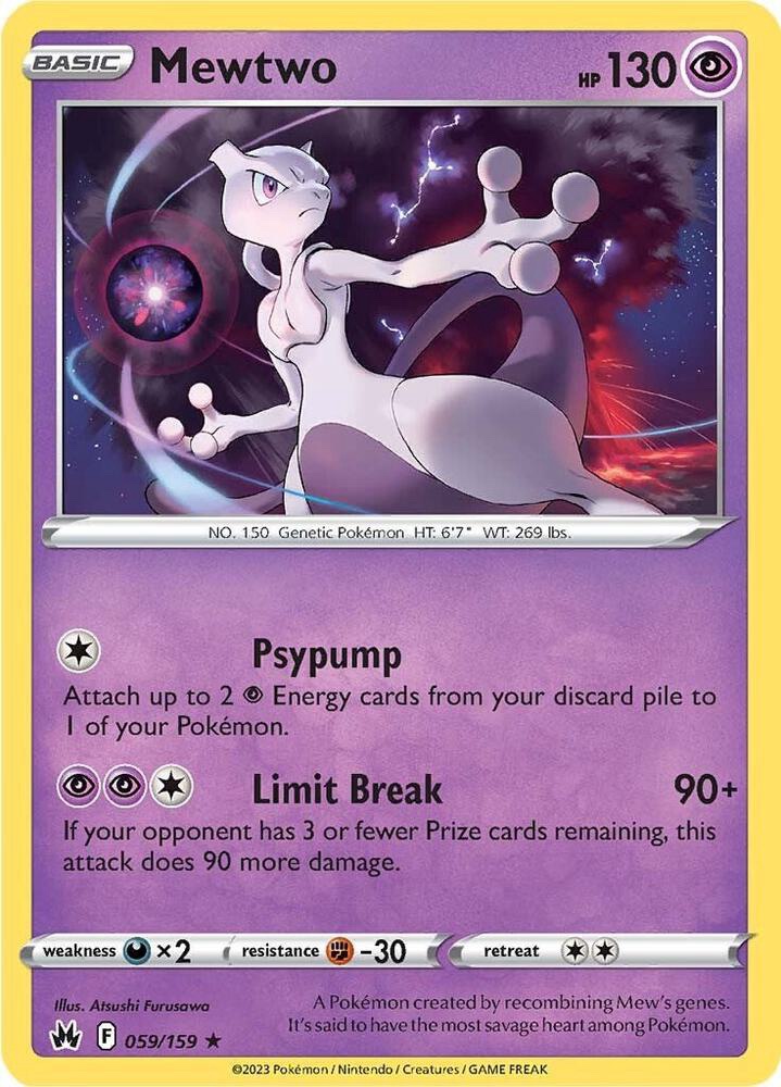 thumbnail image 2 of Mewtwo V 050/172 S12a: Vstar Universe Holo (Japanese) For Sale Online 2 of 12