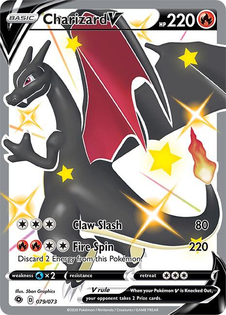 Charizard V (Secret) - 79/73: Champion's Path - TCGWorld