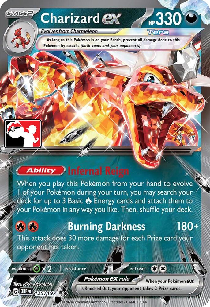 Charizard ex – 125/197: Prize Pack - TCGWorld